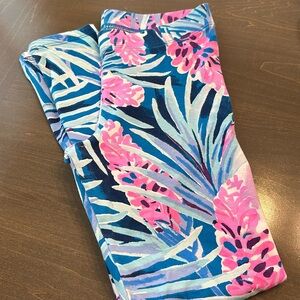 Blue navy pink purple Lilly Pulitzer leggings